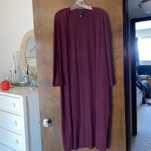 White House Black Market wine duster